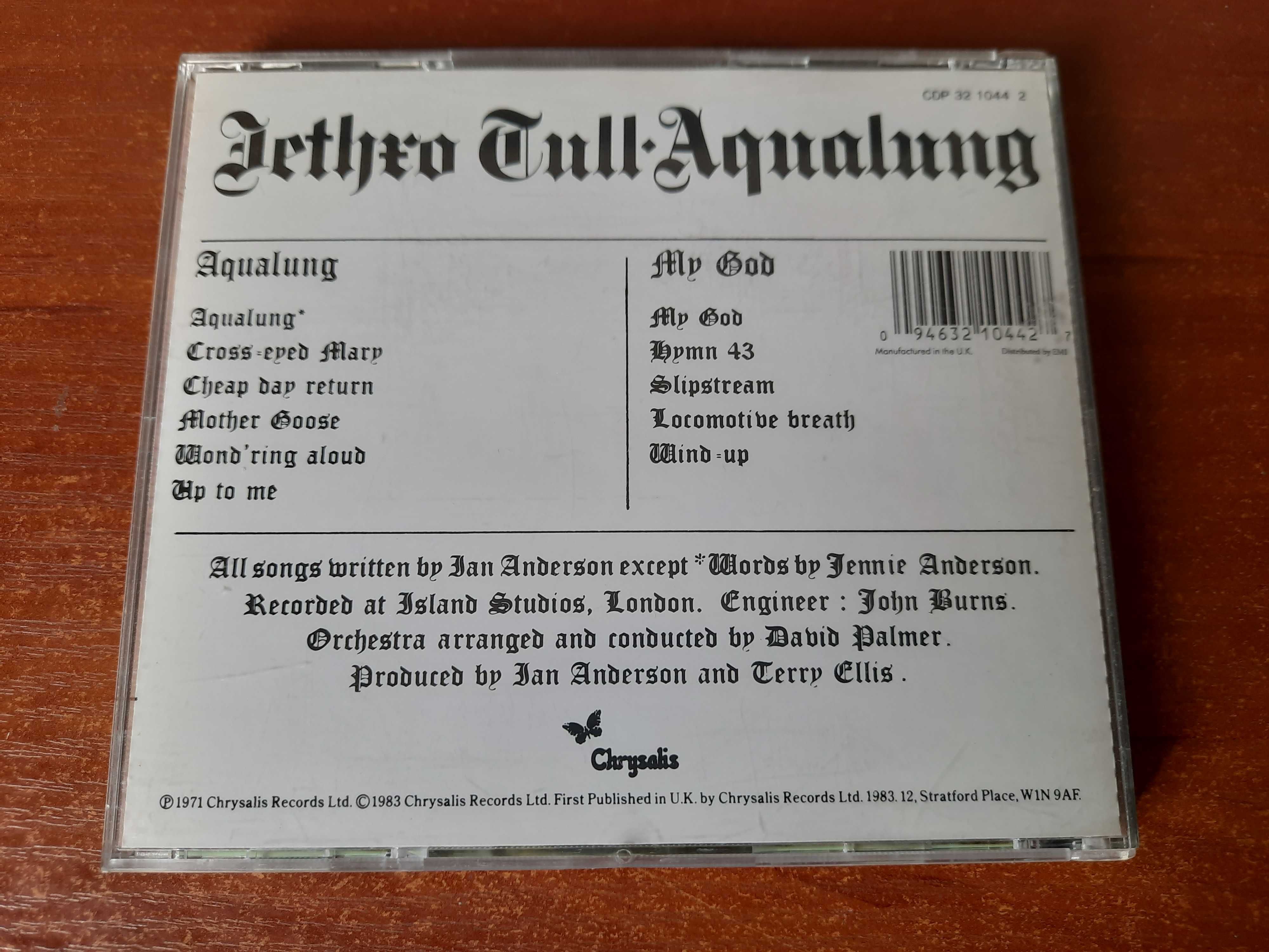 Audio CD Jethro Tull - Aqualung (Nimbus)