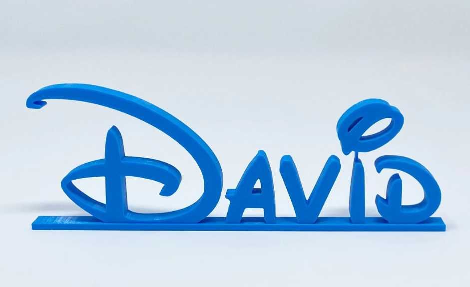 Nome Personalizado com a fonte da Disney