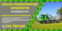 Wynajem Podnośnika Koszowego – Wysięgnik 21 m