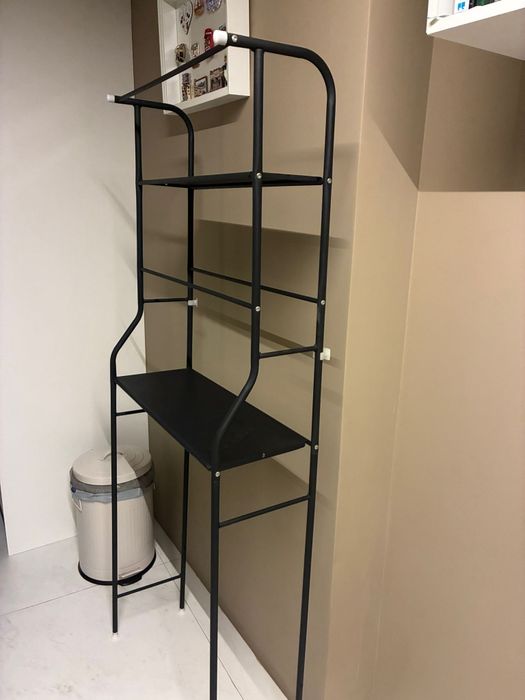 Prateleira metálica para máquina de lavar roupa