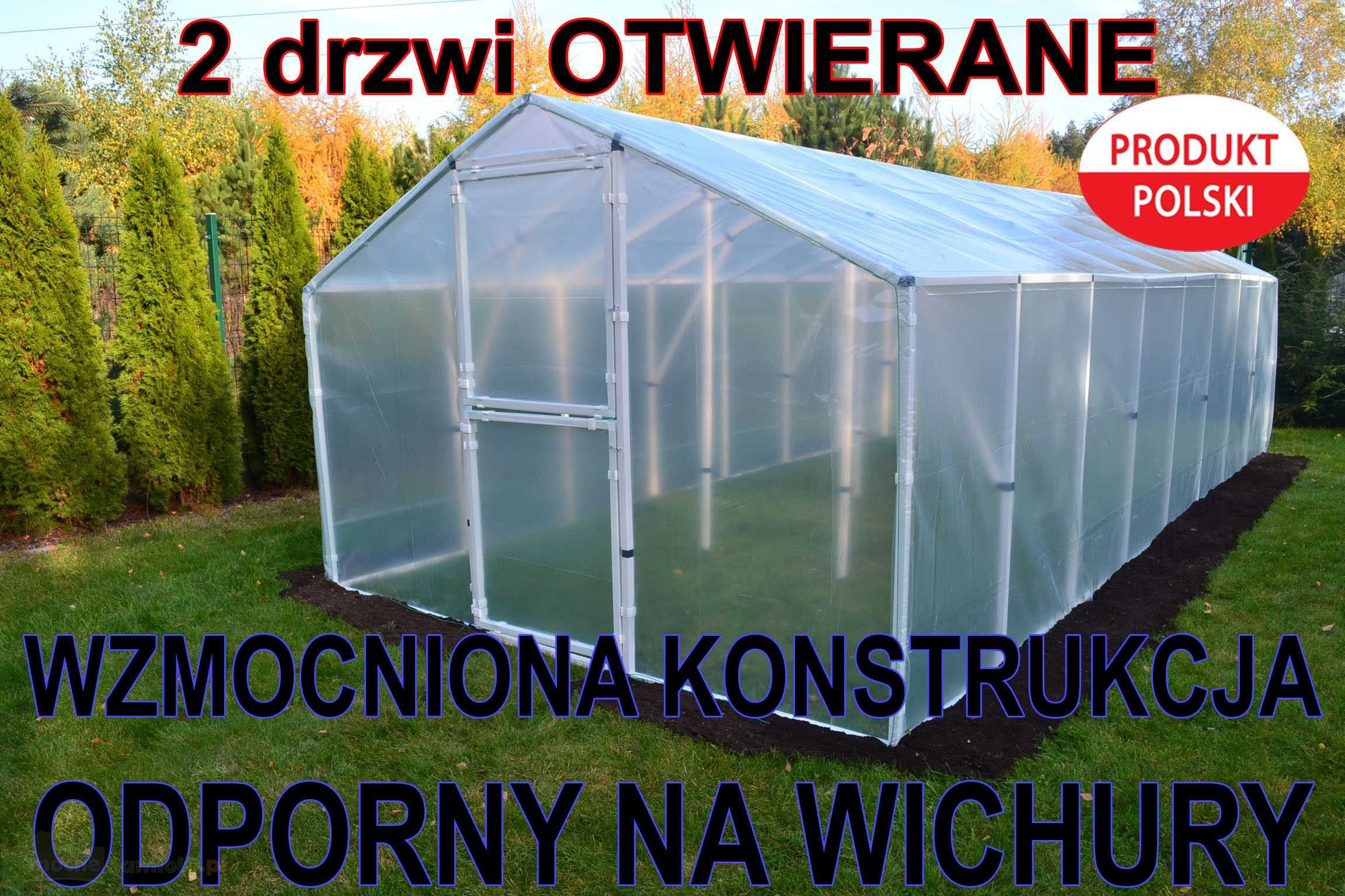POLSKA PRODUKCJA 3x4 Szklarnia Tunel foliowy warzywa ogrodowy namiot