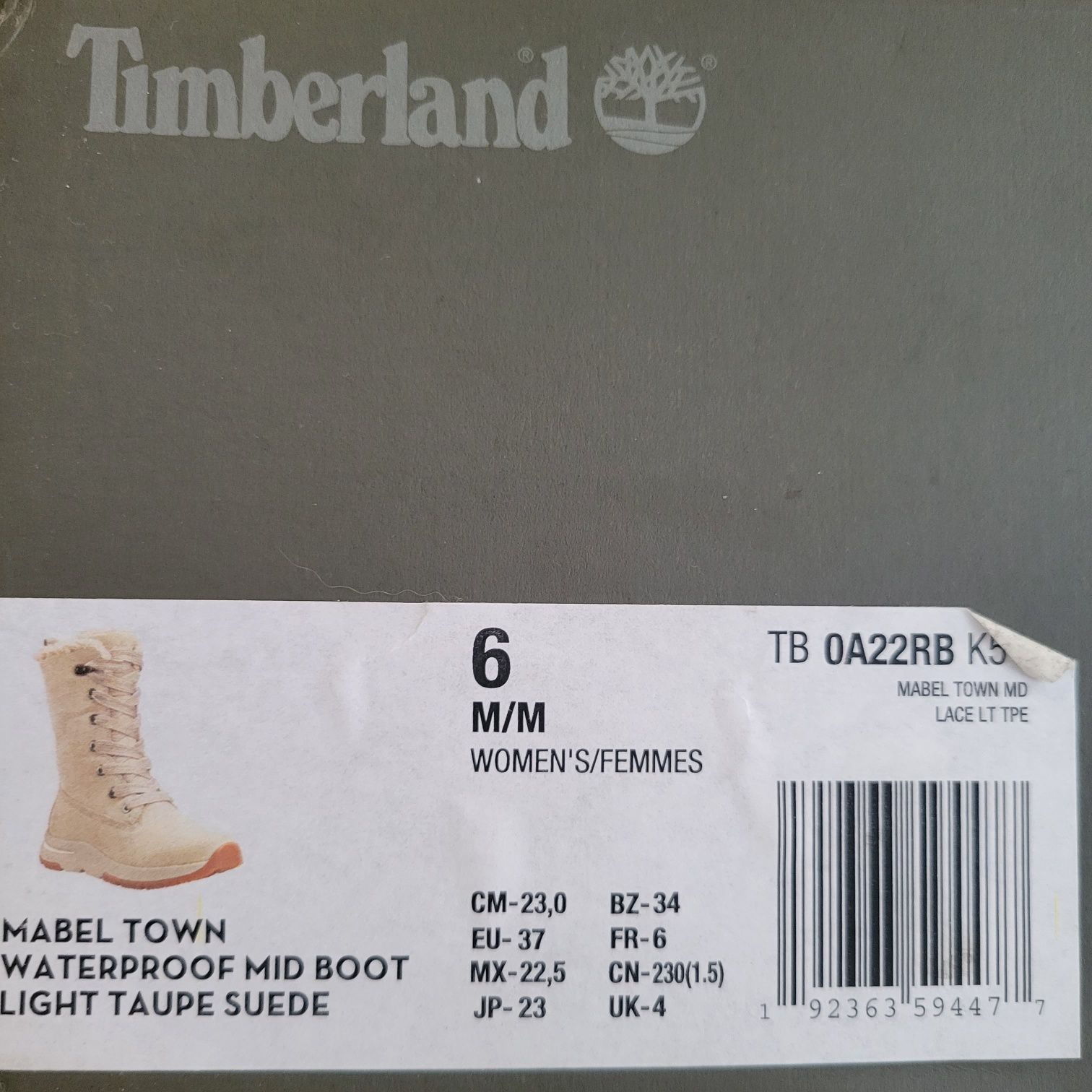 Женские ботинки Timberland