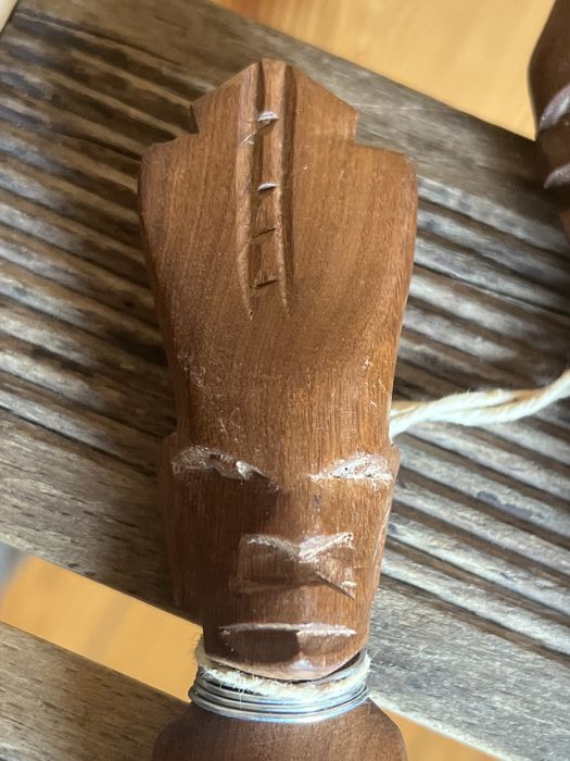 Sprzedam zestaw ręcznie rzeźbionych afrykańskich przyborów kuchennych
