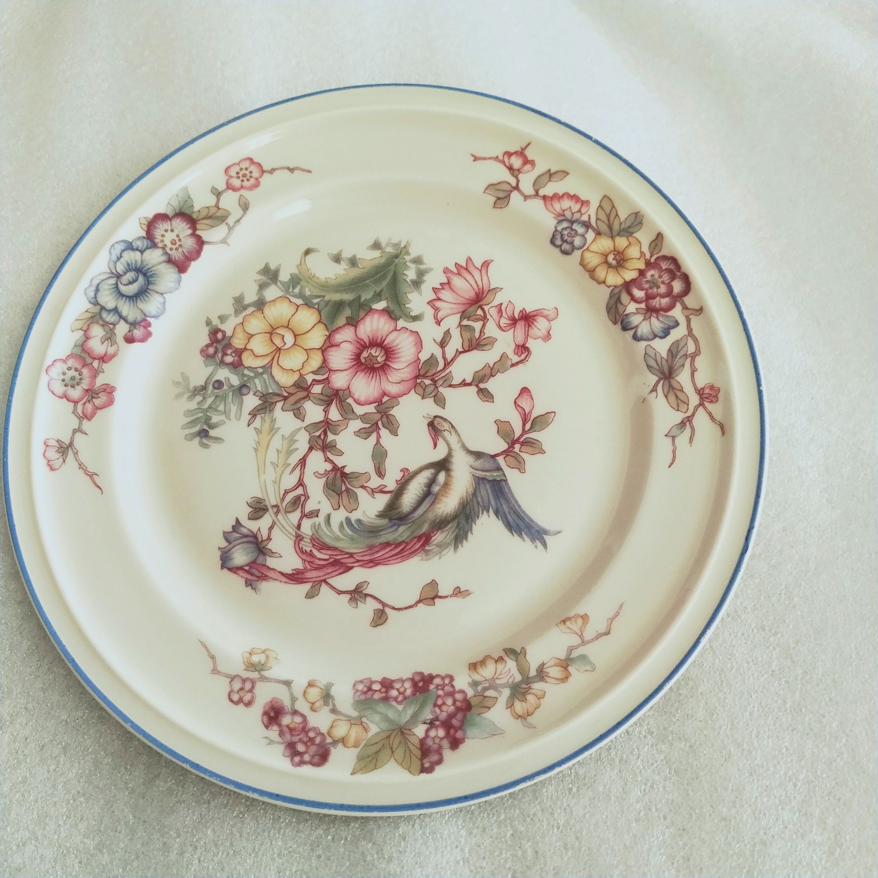 Talerzyk Rosenthal Winfired Fenix Rajski ptak porcelana