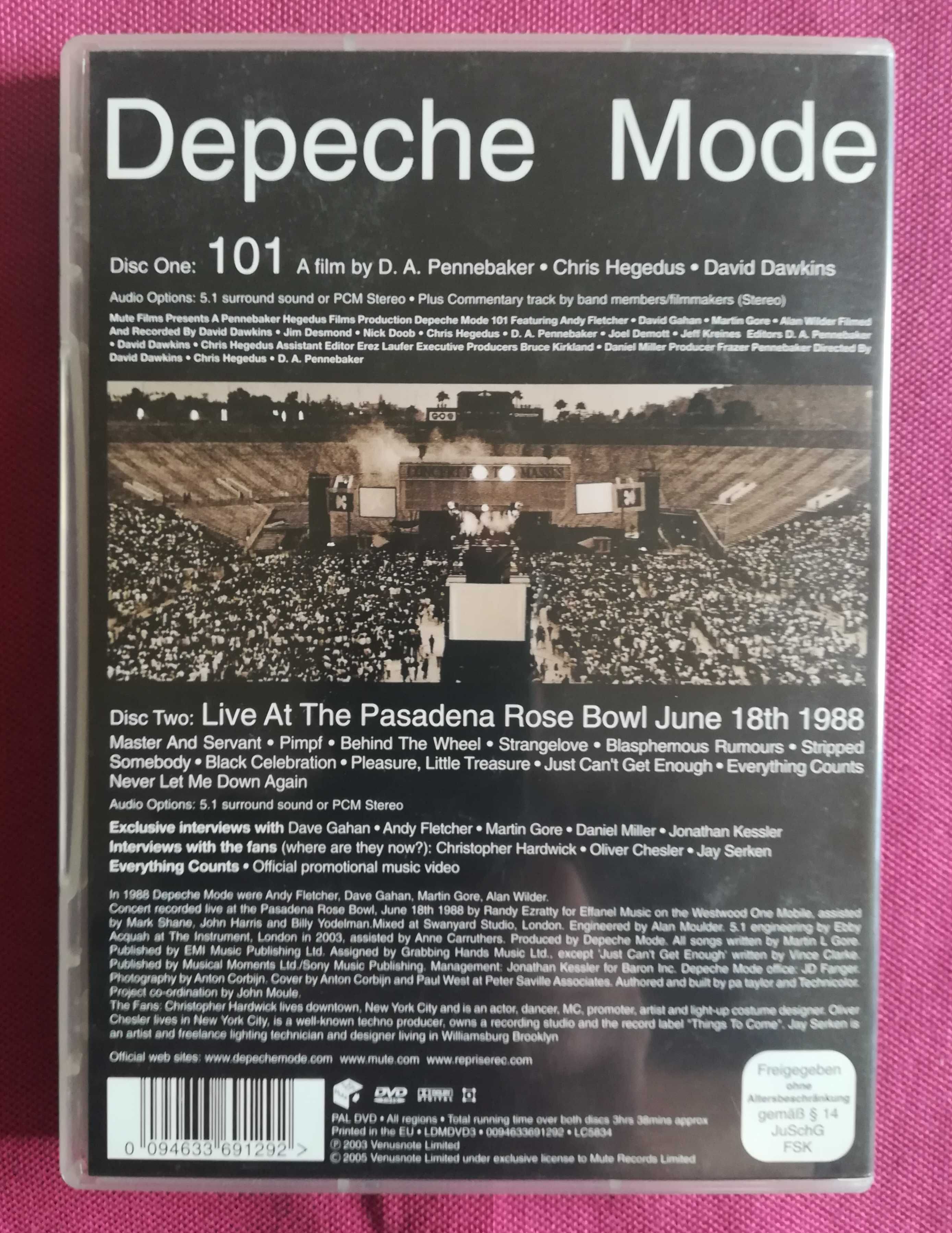 Depeche Mode"101".2dvd.Stan idealny.Stare tłoczenie !