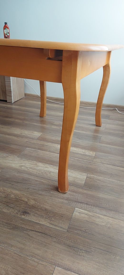 Stół olcha 210x90 i 6 krzeseł