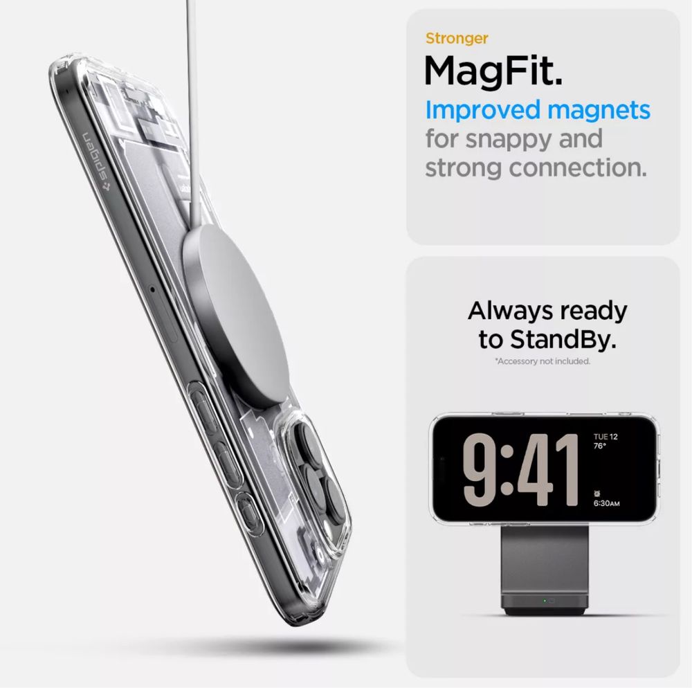 Чохол Spigen Ultra Hybrid MagFit for iPhone 16 Pro Max 6.9" White