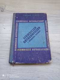 Słowniczek ortograficzny z zasadami pisowni Jodłowski Taszycki 1975 r