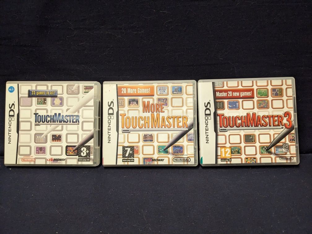 Zestaw Touchmaster, More Touchmaster, Touchmaster 3 - gry Nintendo DS