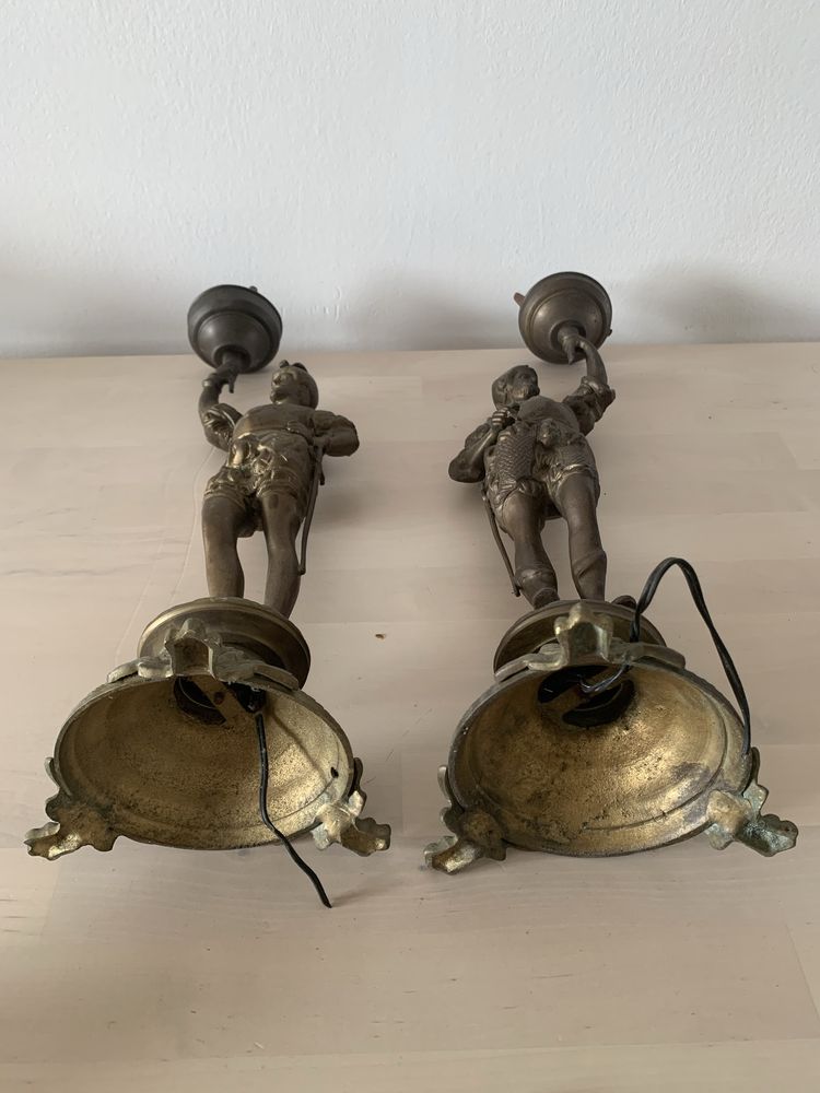 Lote várias peças em latão
