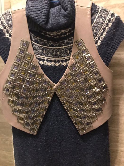 Продам кожаный жилет