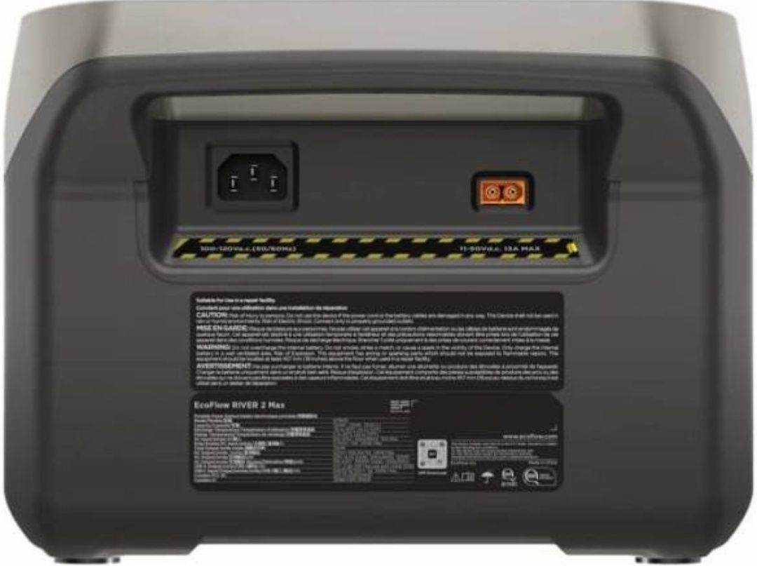 Зарядна станція EcoFlow River 2 Max 500 Вт, 512 Вт*год, ZMR610-B (елек