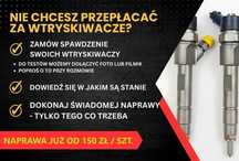 Wtryski pojazdy osobowe i dostawcze - fachowa regeneracja