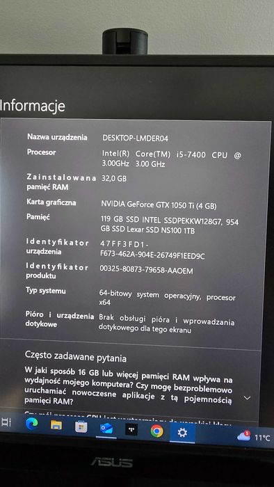 PC MSI Trident komputer stacjonarny