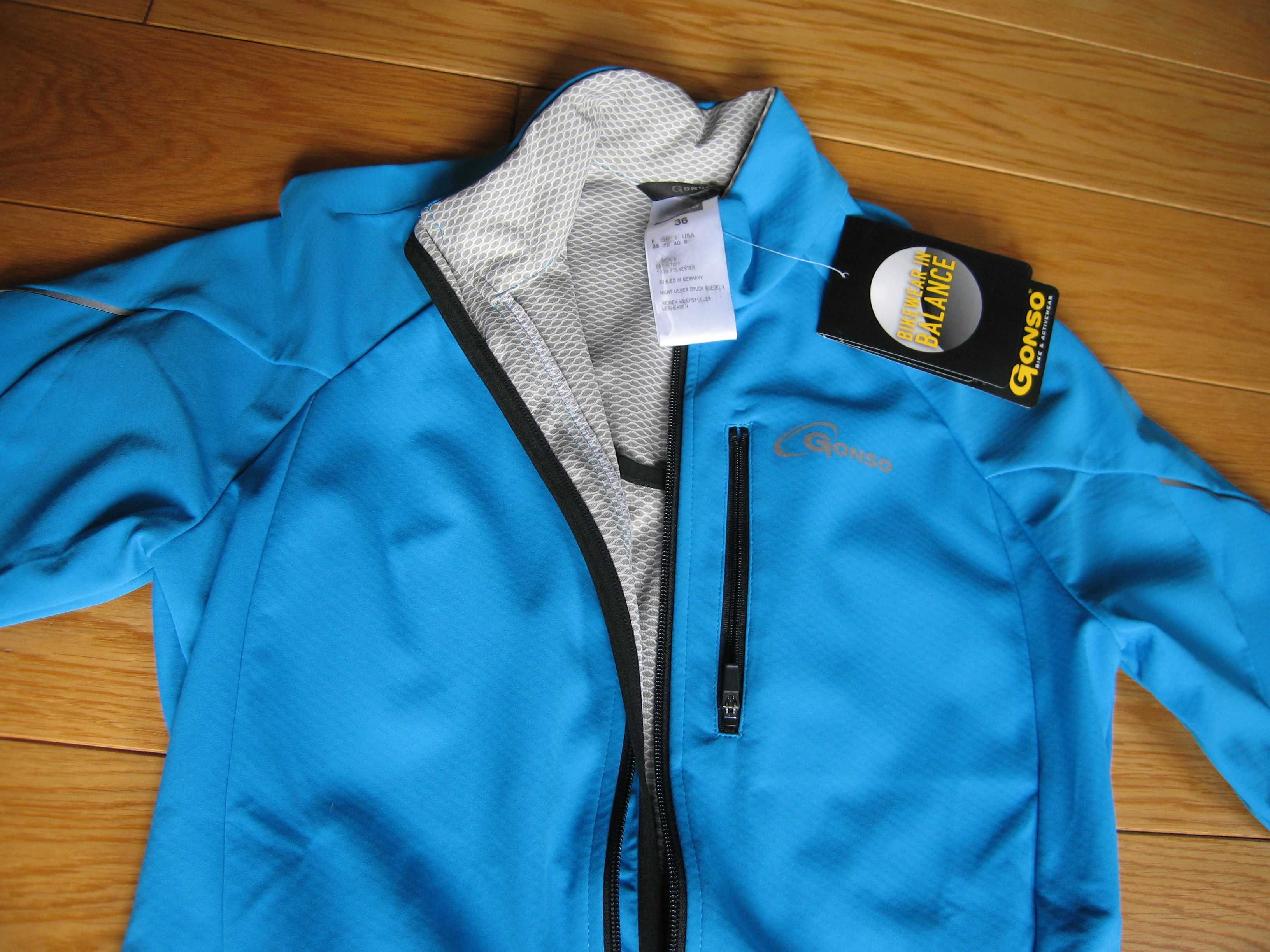 Softshell kurtka rower damska Gonso
