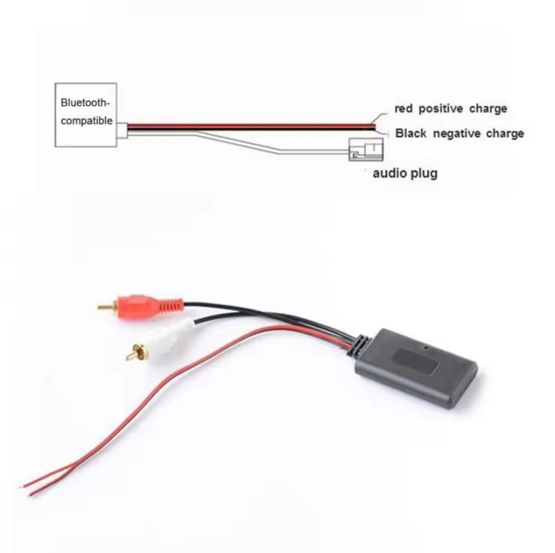 RCA Bluetooth приемник адаптер, стерео 2RCA беспроводной AUX аудио.