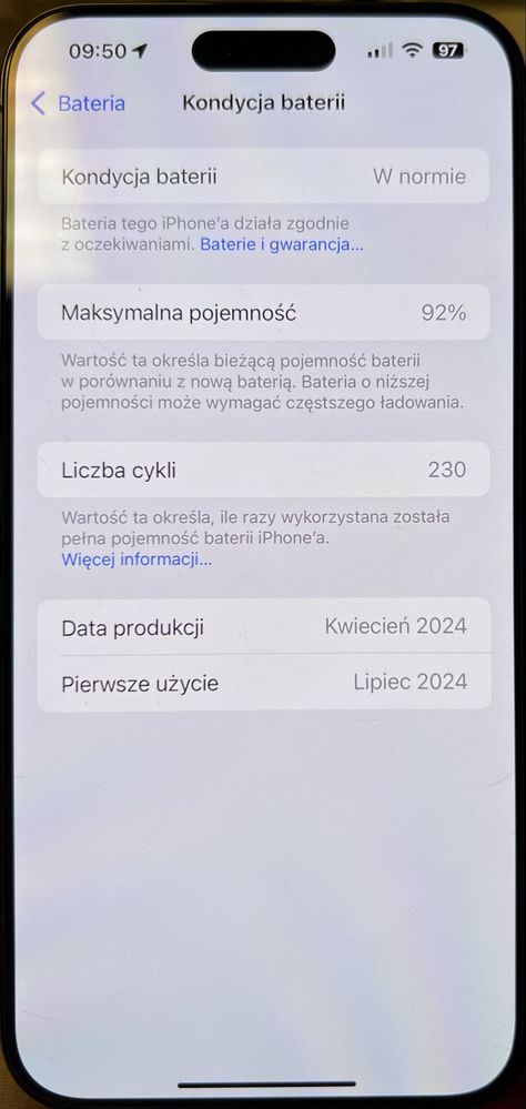 Iphone 15 pro max 256gb black 92% bateria
