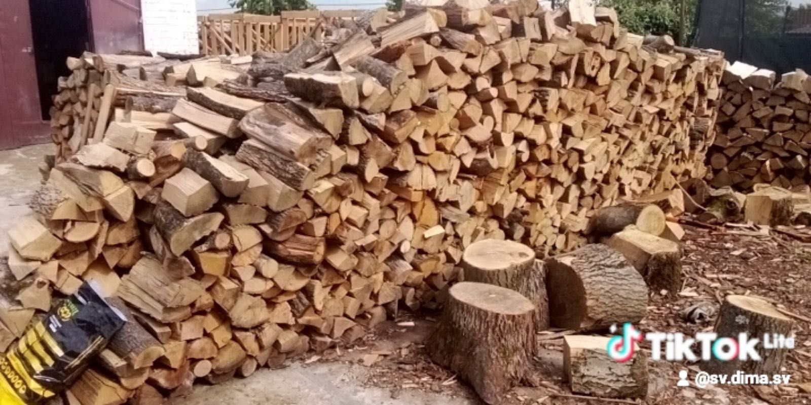 Продам сухі дрова дуб граб