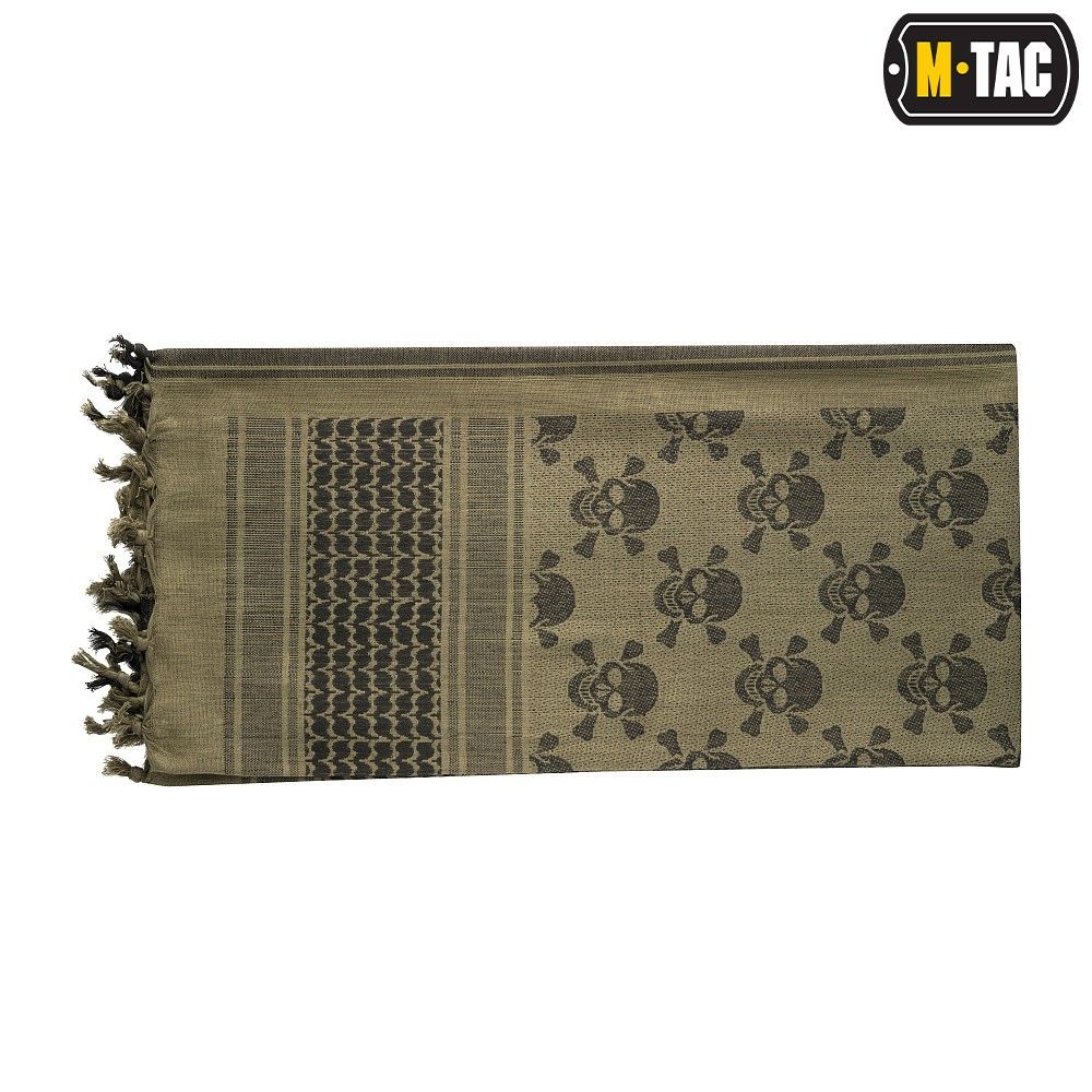 arafatka chusta m-tac 105 x 105cm pirate olive/black