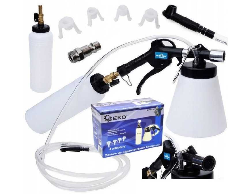 Zestaw przyrząd do ODPOWIETRZANIA HAMULCÓW sprzęgła WYSYSARKA 982