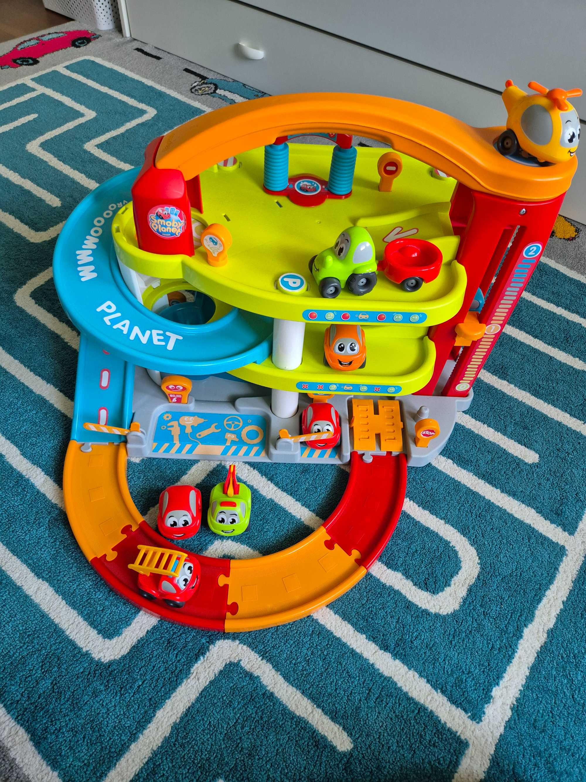 Smoby Vroom Planet Wielki Garaż