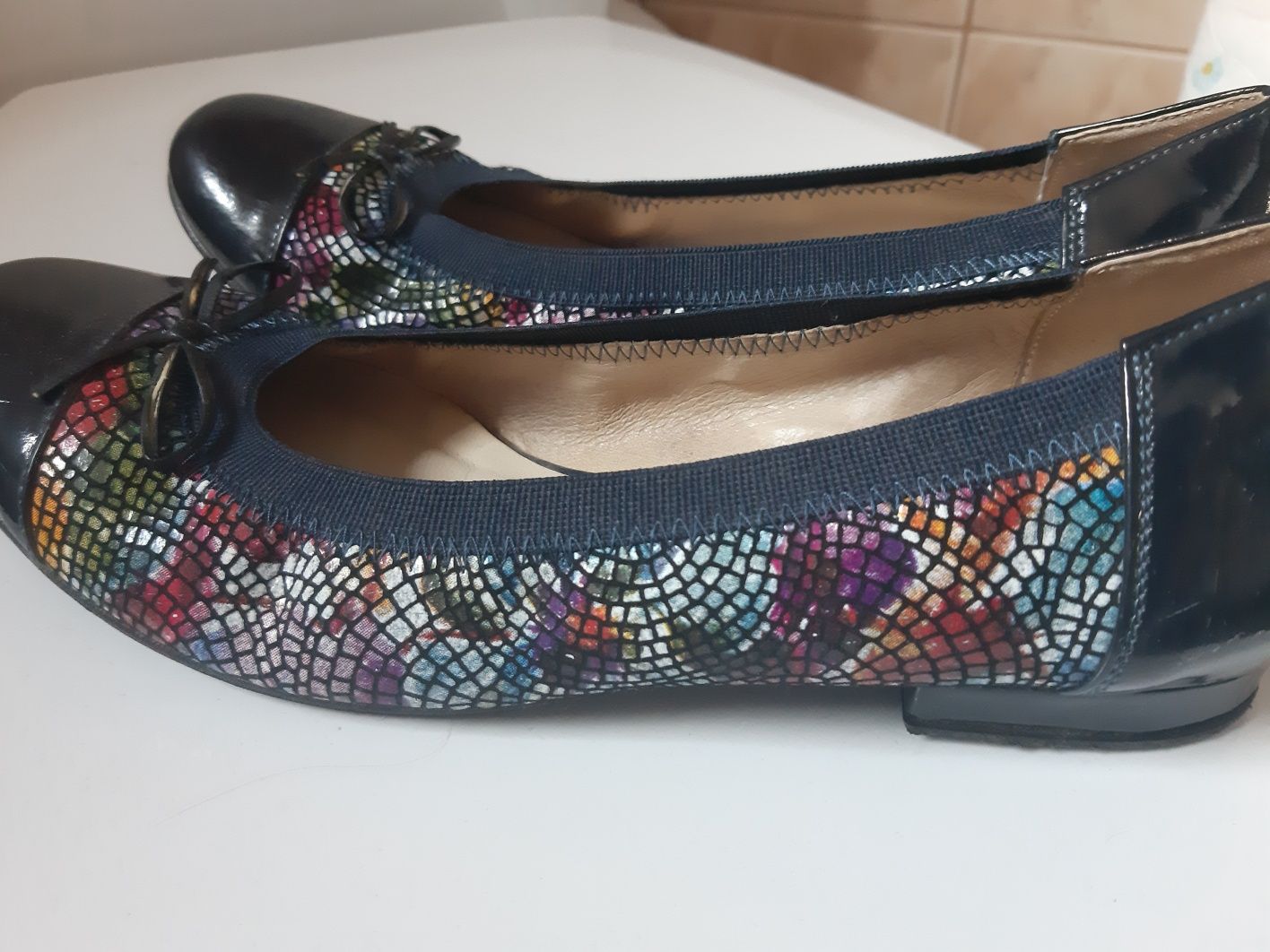 Lizard buty czółenka baleriny 37