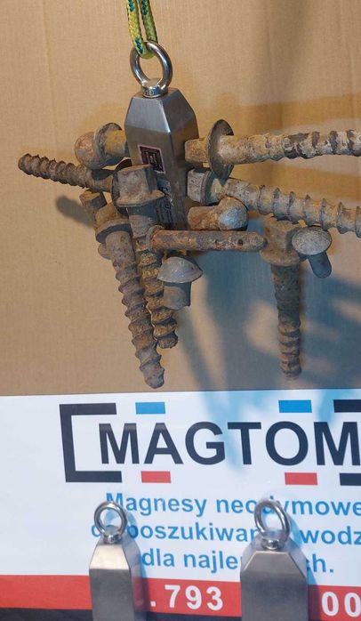 Belka magnetyczna neodymowa 125x50x40 mała ale mocna Magtom