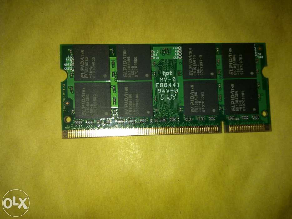 Memoria DDR2 de 1 GB para portatil