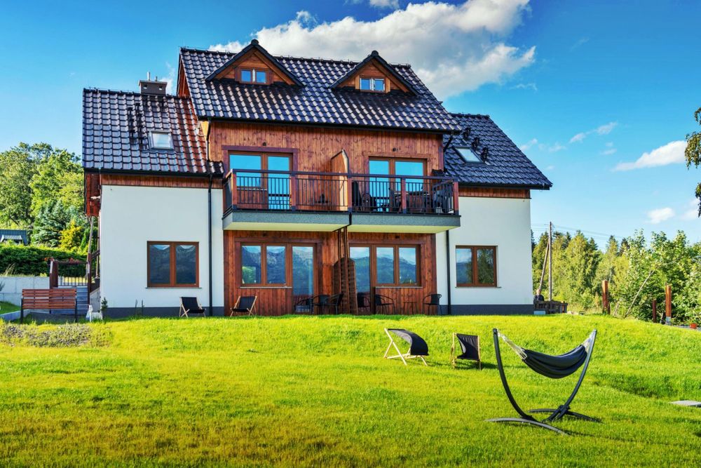 Apartament z prywatnym tarasem widokiem na Góry Jacuzzi Sauna Basen