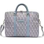 Torba Guess GCube Stripes na laptopa 16'' - niebieska