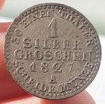 1 Grosz Srebrny 1827 A, Prusy