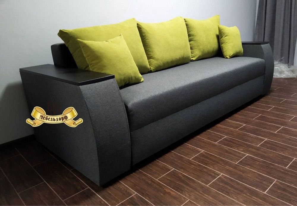 Диван еврокнижка Чикаго с нишами в подлокотниках Днепр Акция Наличие