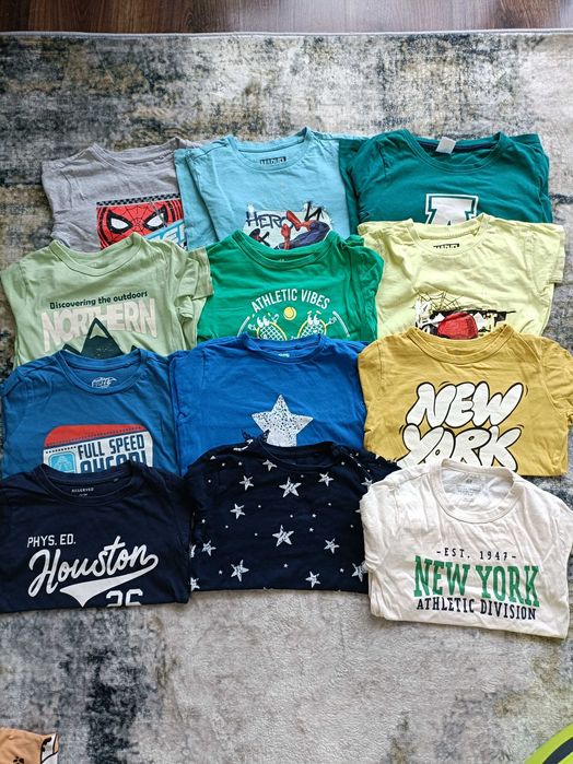 Zestaw koszulek chłopięcych 116