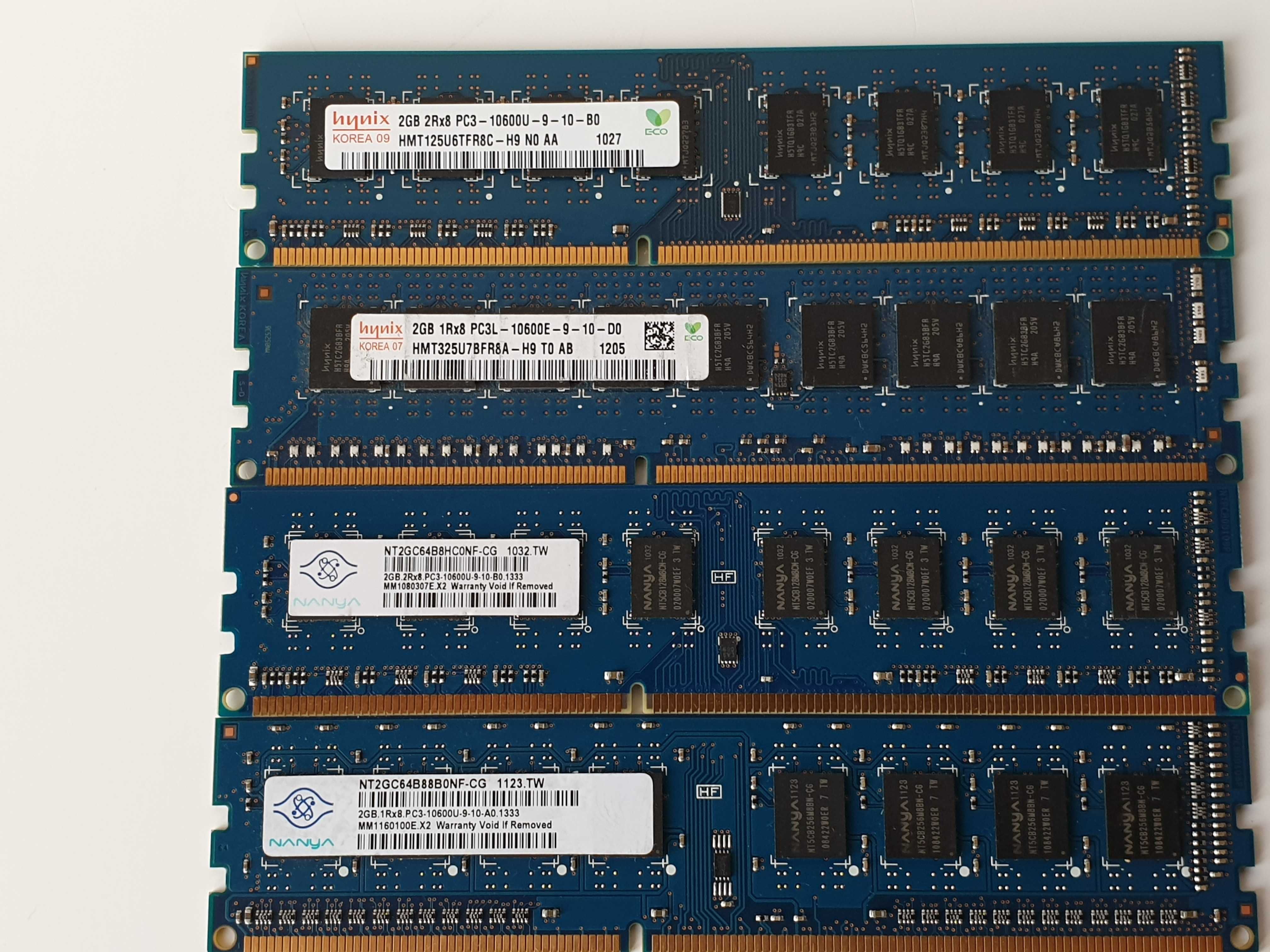 ddr3  2gb 1rx8 pc3-10600u-9-10-a0