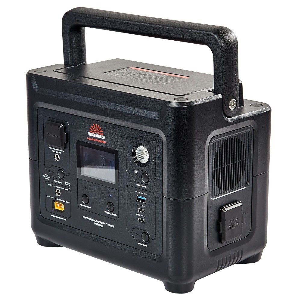 Портативна зарядна  станція VITALS PROFESSIONAL PS 500QC