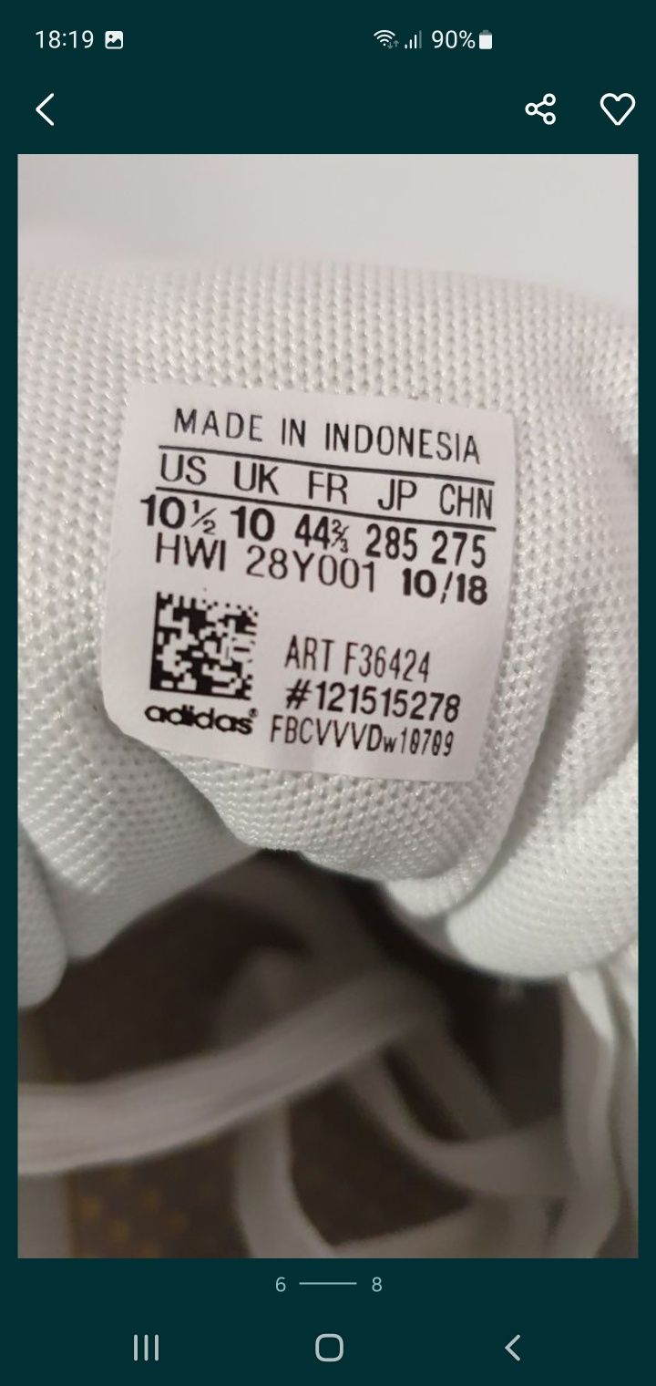 Buty męskie sportowe Adidas Advantage Rozmiar 44 2/3