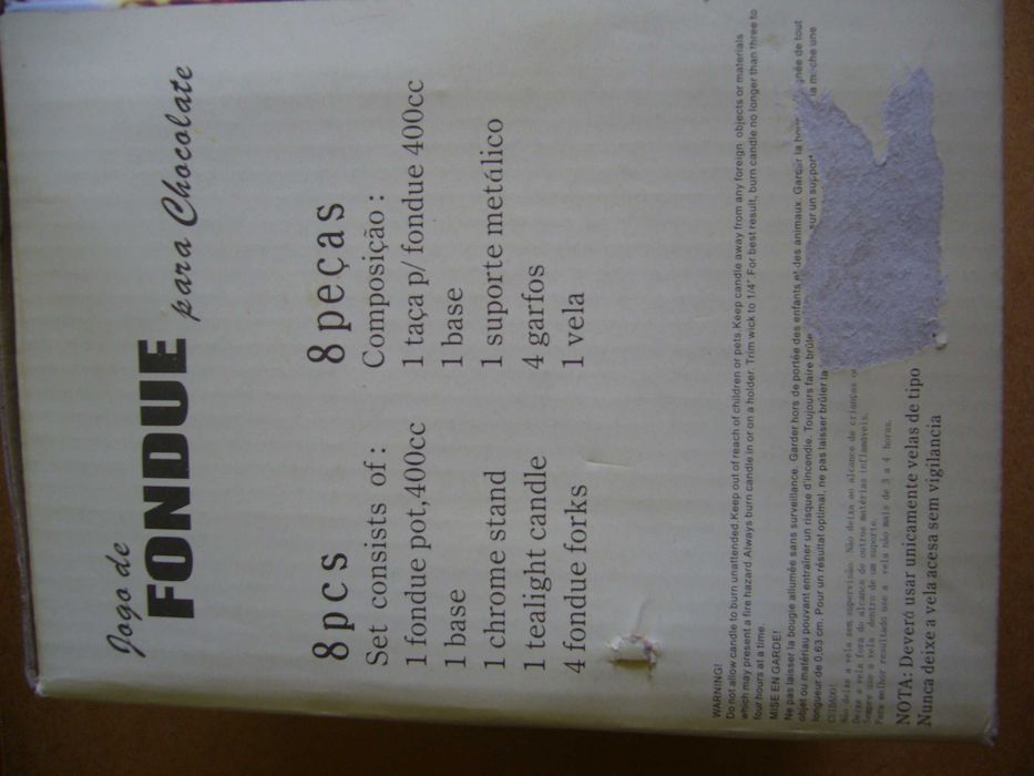 Fondue para chocolate