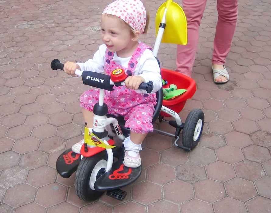 Триколісний велосипед Puky CAT 1 SL, з батьківською ручкою