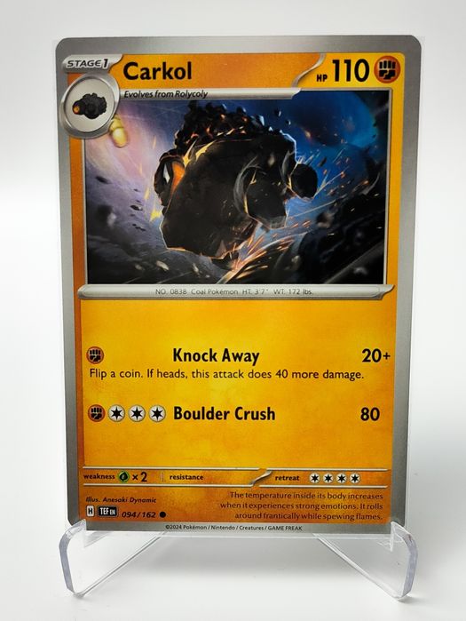 Carkol 094/162 karta pokemon Temporal Forces
