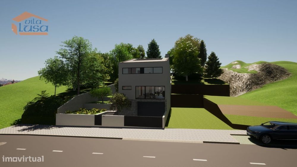 Lote de Terreno 632 m2 à Praia de Valadares com projeto para a cons...