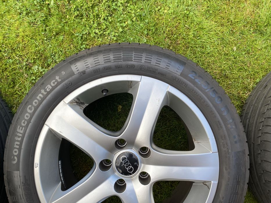 Felgi 5x112 VW Audi z oponami 225/50/17