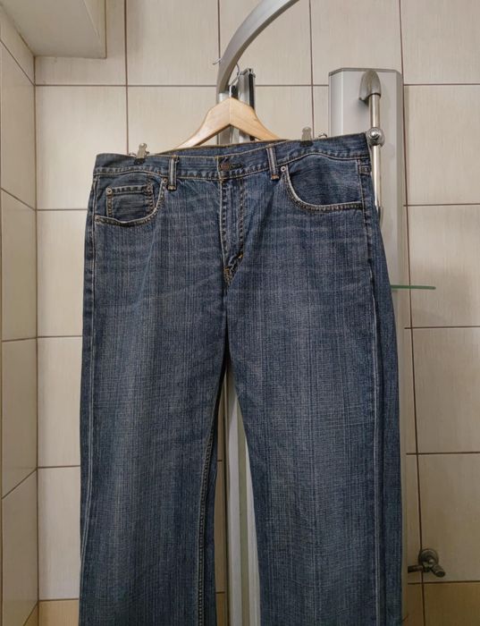 Spodnie jeansowe XL jeansy Levi's Strauss niebieskie szare błękitne 55