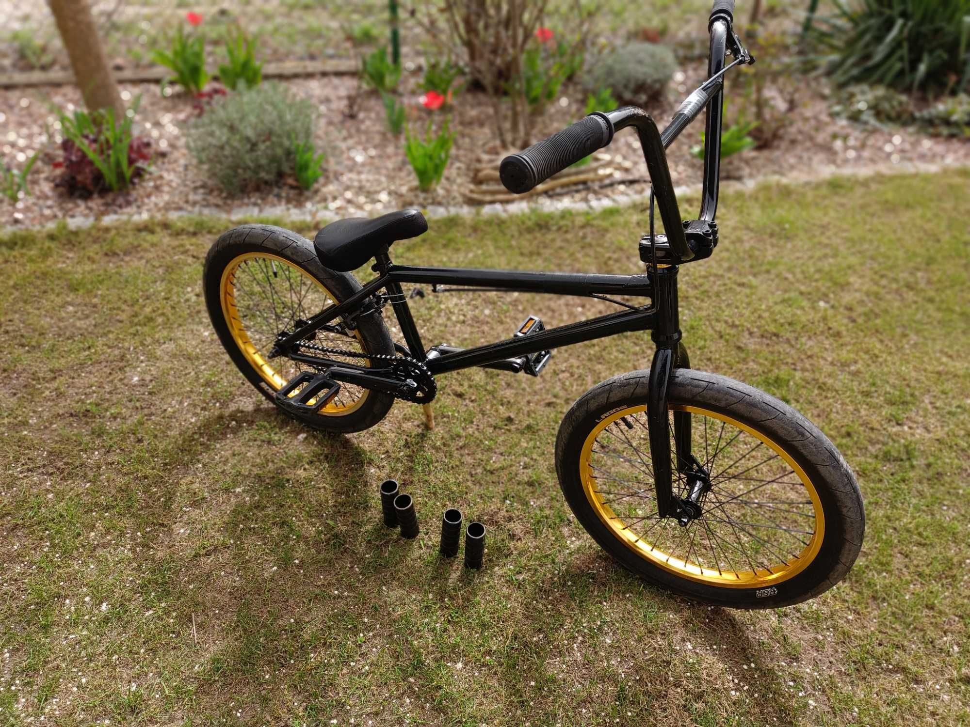 Rower BMX Mafiabikes Kush2+ 20"  Black Gold + 4 Pegi