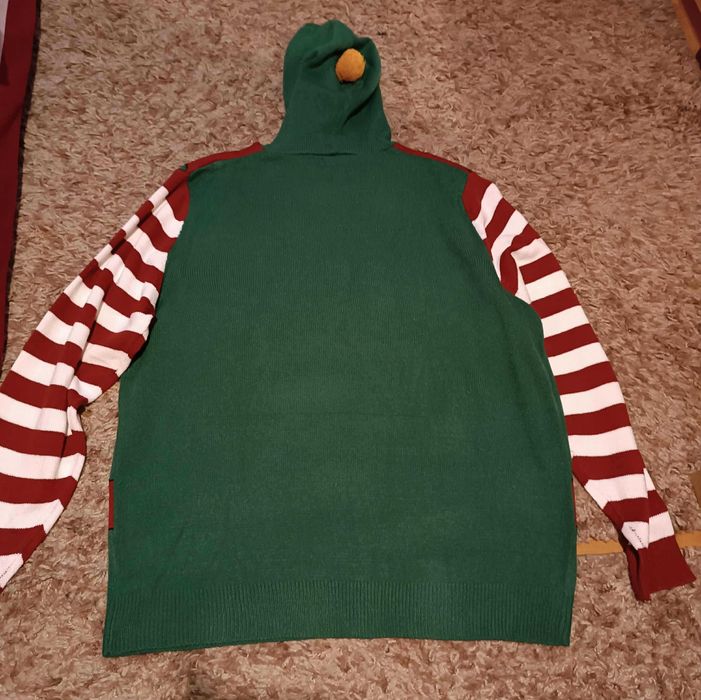 Świąteczny sweter sweterek ELFA  rozmiar 2XL