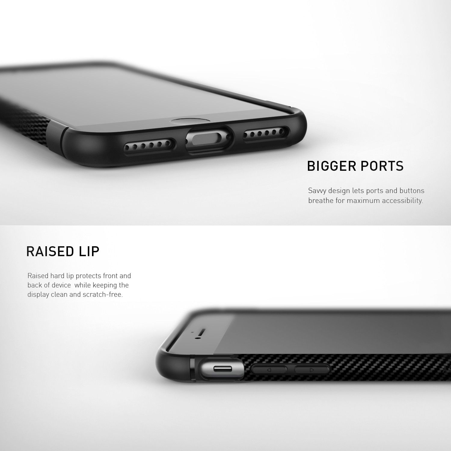 Etui Caseology iPhone 7 Plus / 8 Plus Vault Black