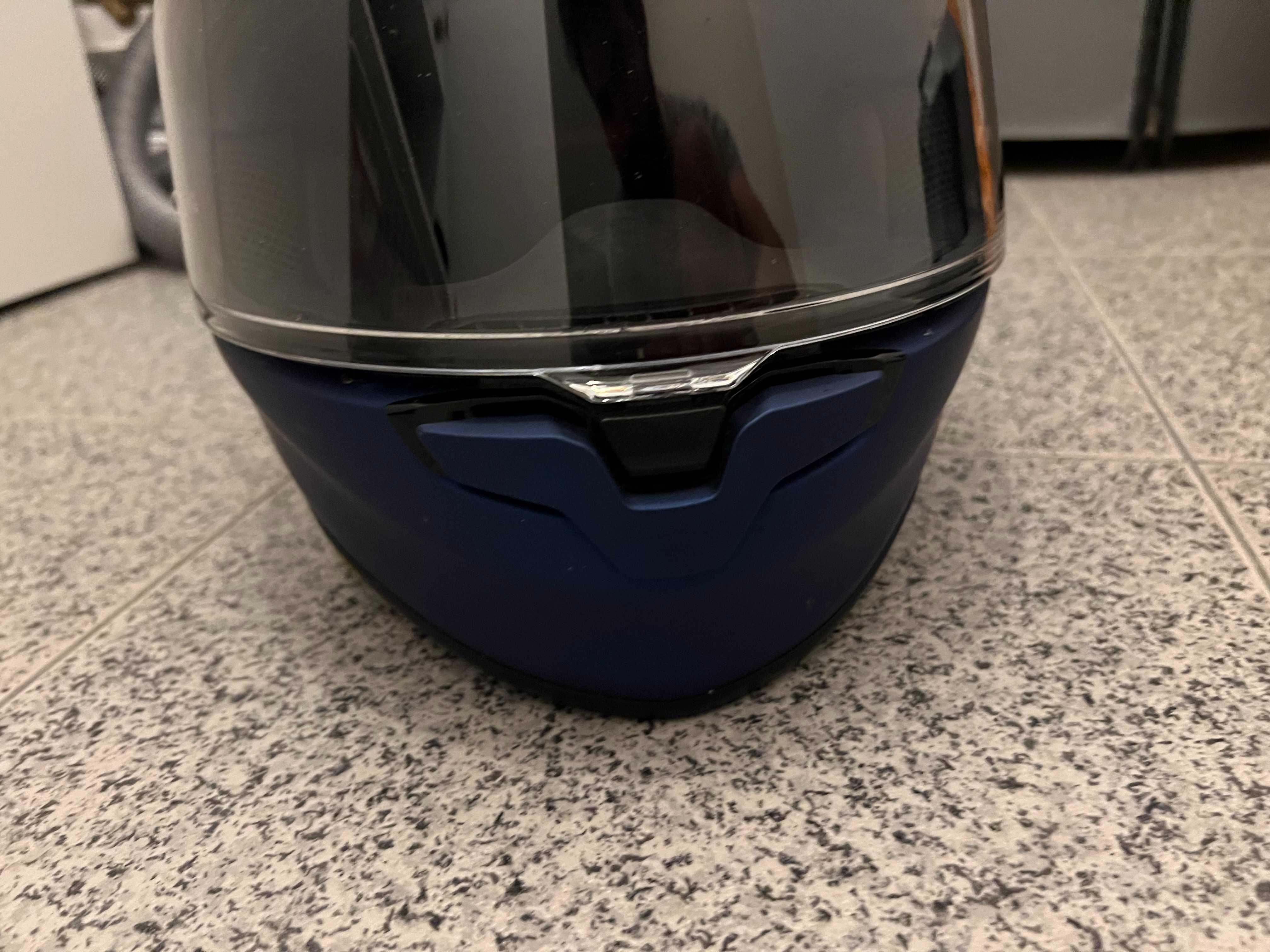 shoei nxr2 matt blue tamanho L + viseira cromática