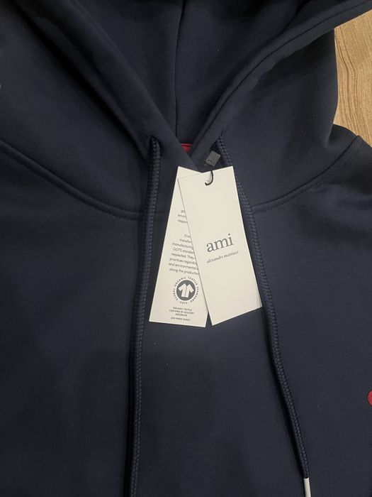 Hoodie Ami Paris (Azul Marinho M)