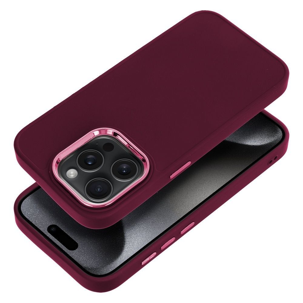 Futerał FRAME do IPHONE 15 Pro fioletowy