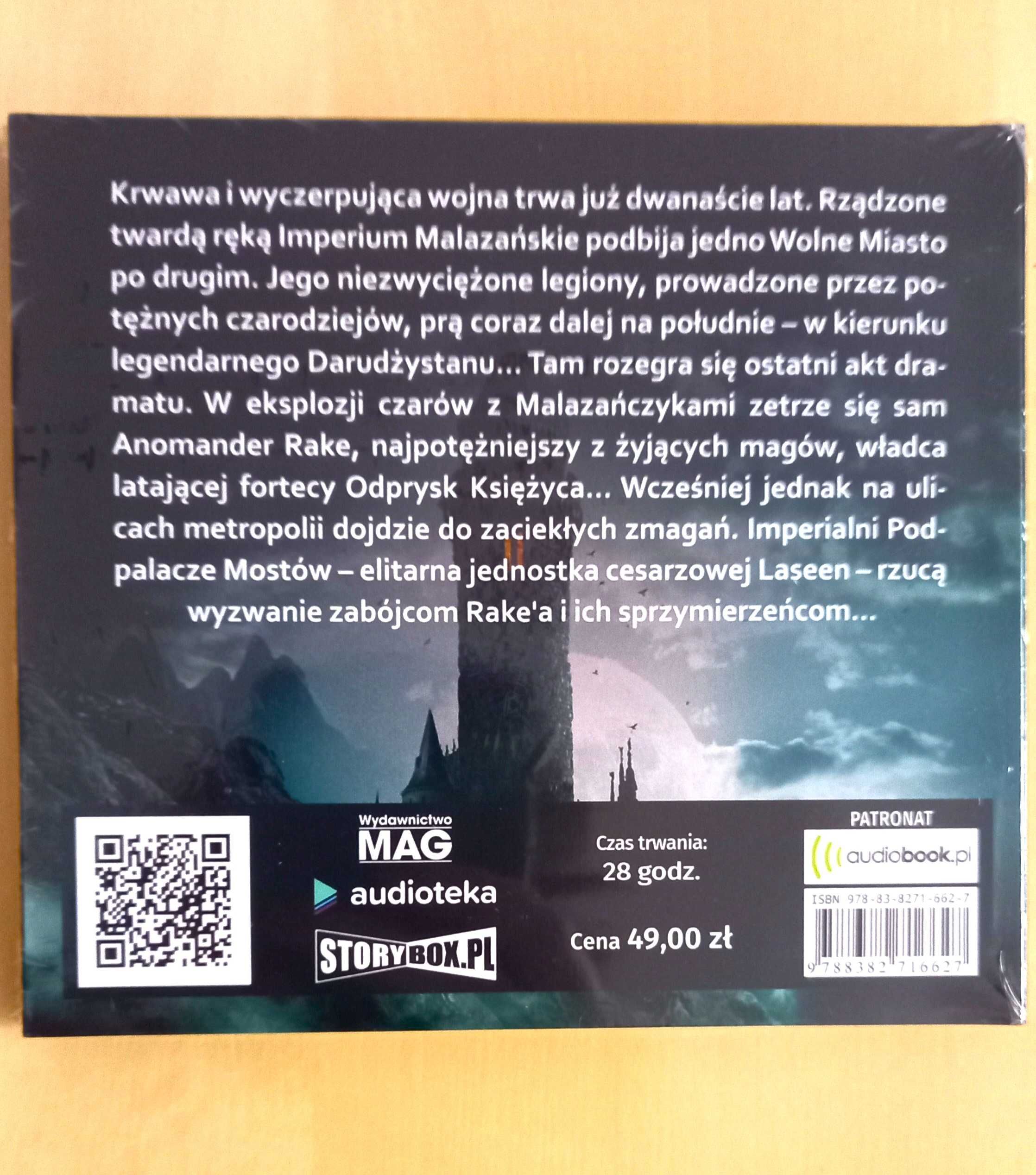 Nowy audiobook CD Ogrody księżyca Steven Erikson Audioteka Ferenc