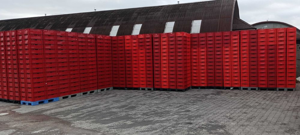 Pojemniki EURO E2 czerwone - NOWE